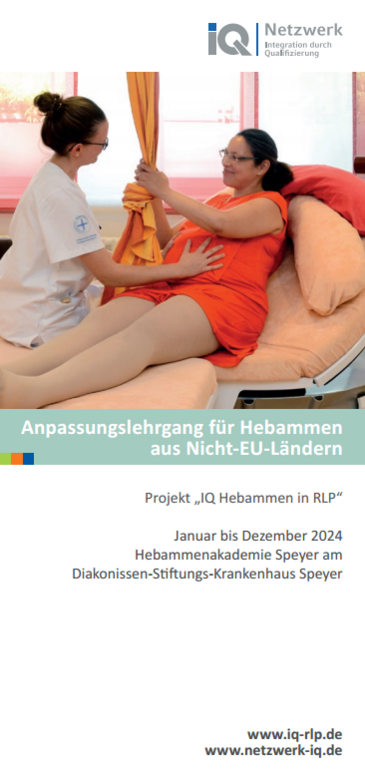 Flyer IQ Hebammen in RLP