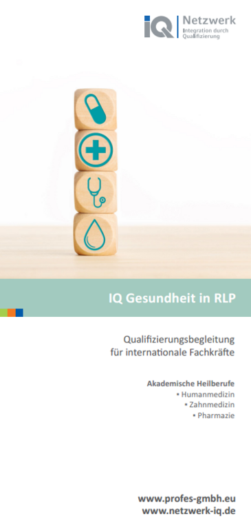 Flyer IQ Gesundheit in RLP